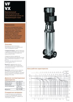 Вертикальный многоступенчатый насос Hydroo VX3-5R 0055 T 2340 5 2